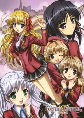 Fortune Arterial: Akai Yakusoku (2010) anime poster
