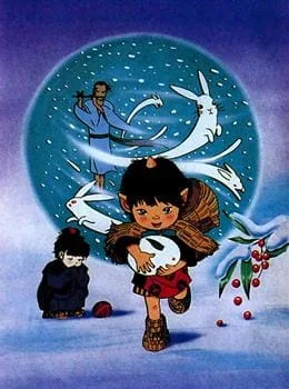Goblin and "Yuki Usagi" (Snow Hare) (1995) anime poster