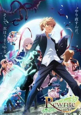 Rewrite: Moon and Terra (2017) anime poster