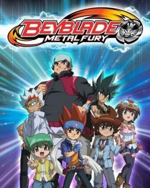 Beyblade Metal Fury (2011) anime poster