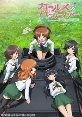 Girls & Panzer (2012) anime poster