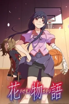 Hanamonogatari (2014) anime poster