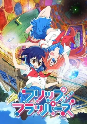 Flip Flappers (2016) anime poster